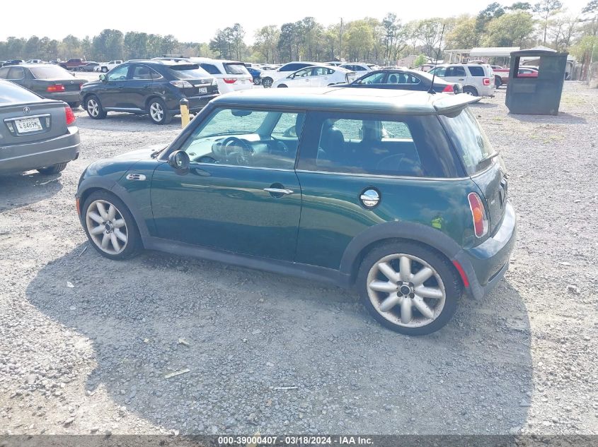 WMWRE33474TD82086 | 2004 MINI COOPER S