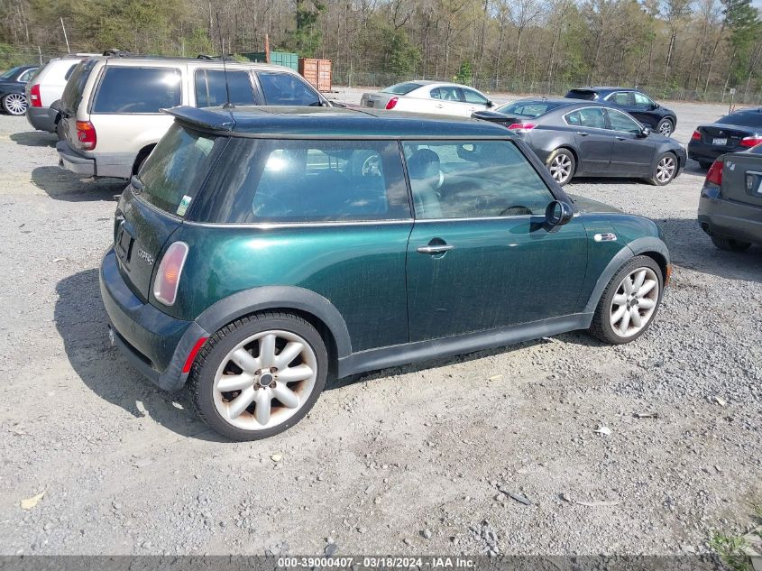 WMWRE33474TD82086 | 2004 MINI COOPER S