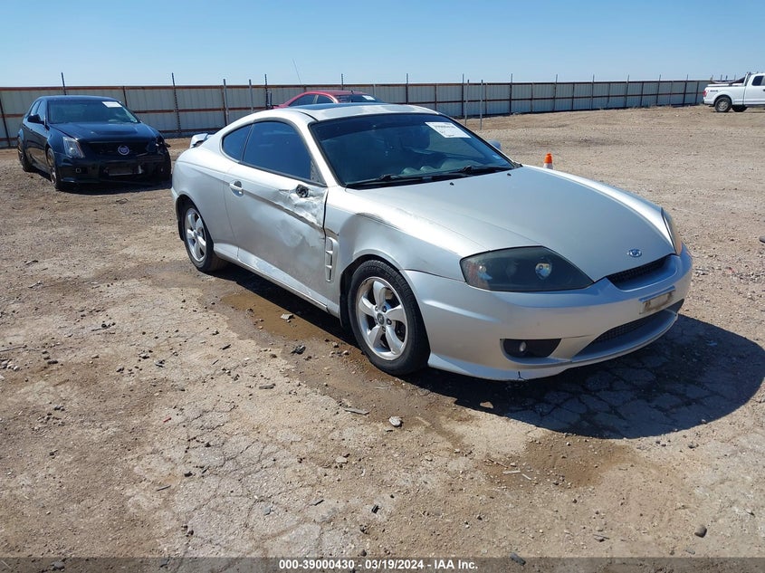 2006 Hyundai Tiburon Gs VIN: KMHHM65DX6U194863 Lot: 39000430