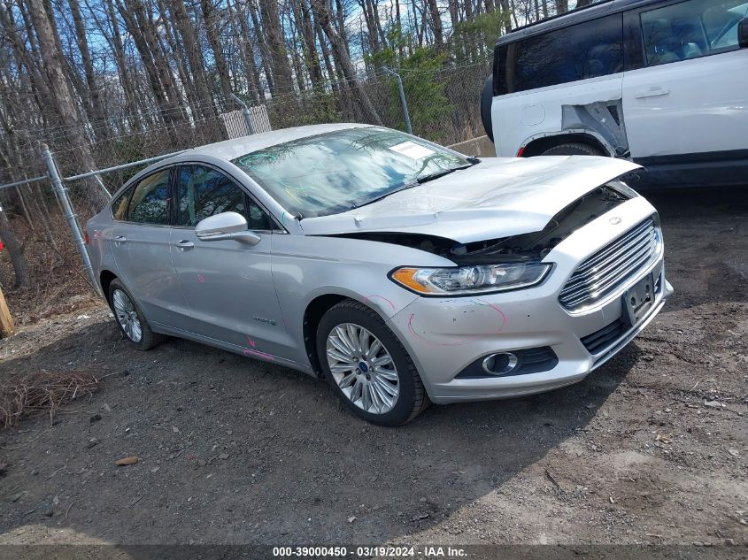 2013 Ford Fusion Hybrid Se VIN: 3FA6P0LU6DR138609 Lot: 39000450