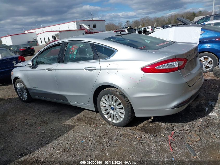 2013 Ford Fusion Hybrid Se VIN: 3FA6P0LU6DR138609 Lot: 39000450