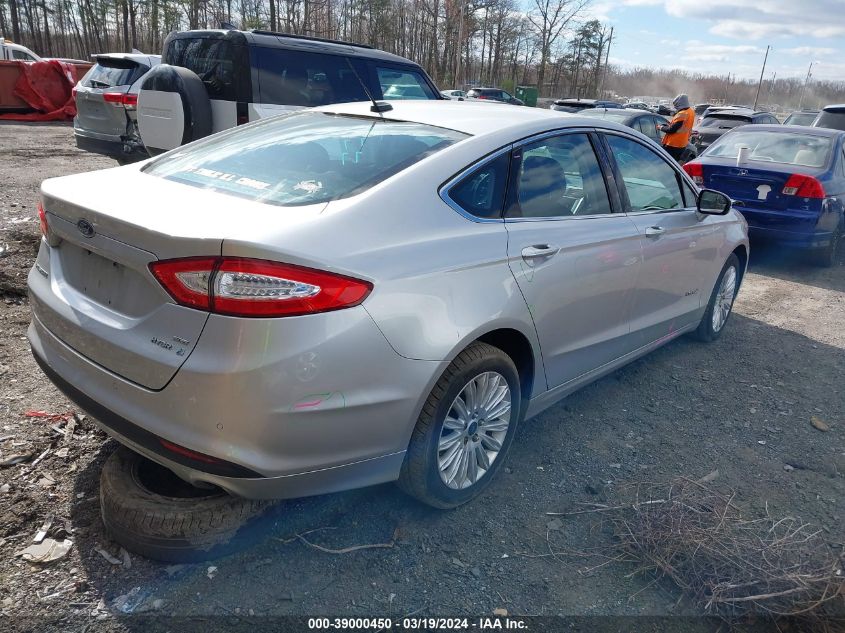 2013 Ford Fusion Hybrid Se VIN: 3FA6P0LU6DR138609 Lot: 39000450