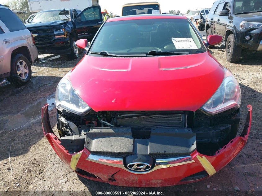 2015 HYUNDAI VELOSTER - KMHTC6AD8FU238278