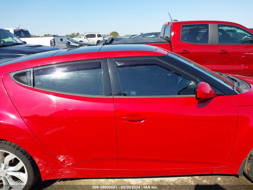 2015 HYUNDAI VELOSTER - KMHTC6AD8FU238278