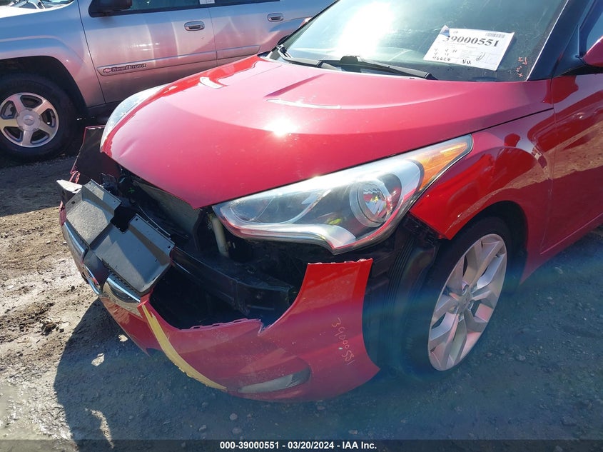 2015 HYUNDAI VELOSTER - KMHTC6AD8FU238278