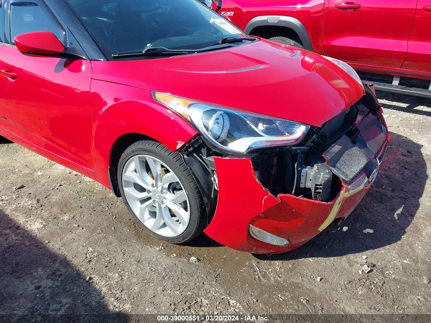 2015 HYUNDAI VELOSTER - KMHTC6AD8FU238278