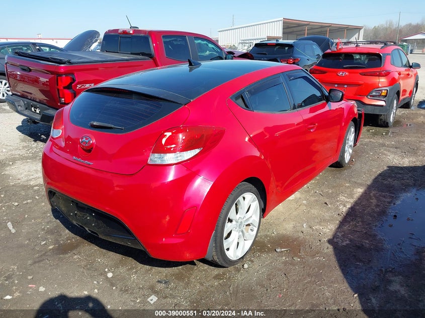 2015 HYUNDAI VELOSTER - KMHTC6AD8FU238278