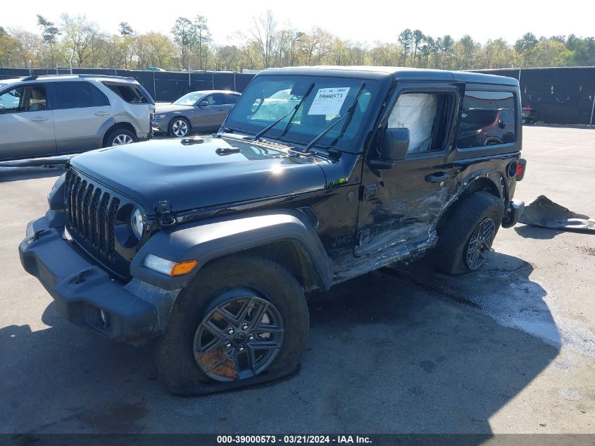 2024 Jeep Wrangler 2-Door Sport S 4X4 VIN: 1C4PJXAN6RW134715 Lot: 39000573