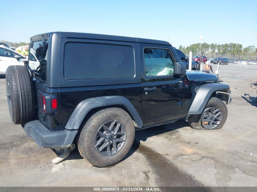 2024 Jeep Wrangler 2-Door Sport S 4X4 VIN: 1C4PJXAN6RW134715 Lot: 39000573