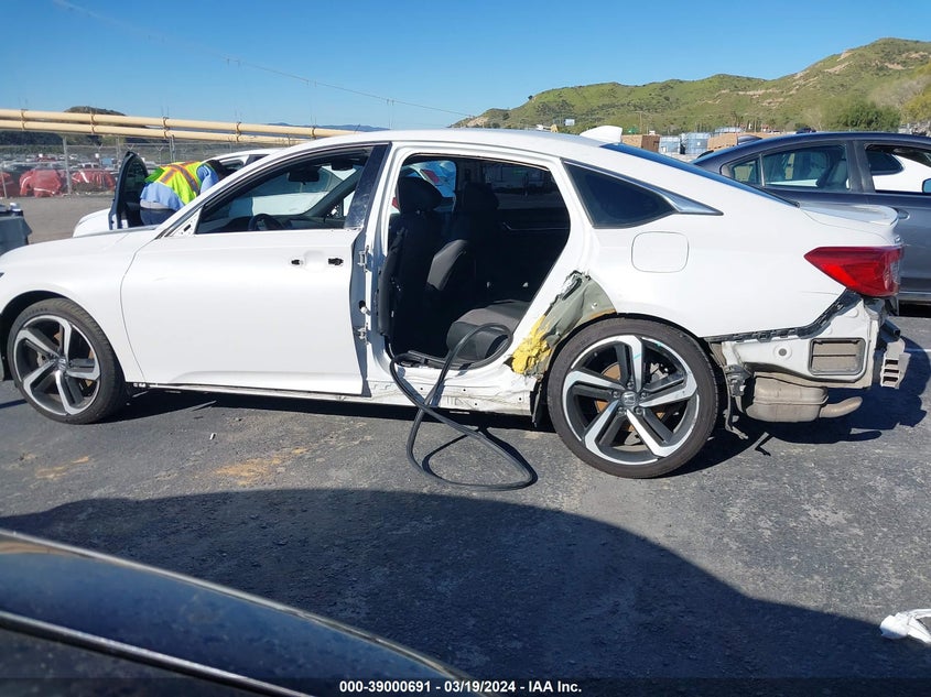 VIN 1HGCV1F31KA058610 2019 HONDA ACCORD SPORT