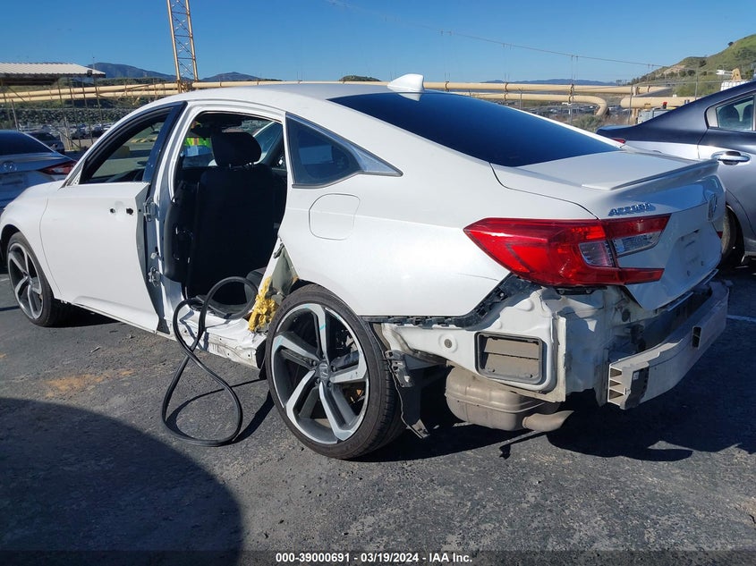 VIN 1HGCV1F31KA058610 2019 HONDA ACCORD SPORT