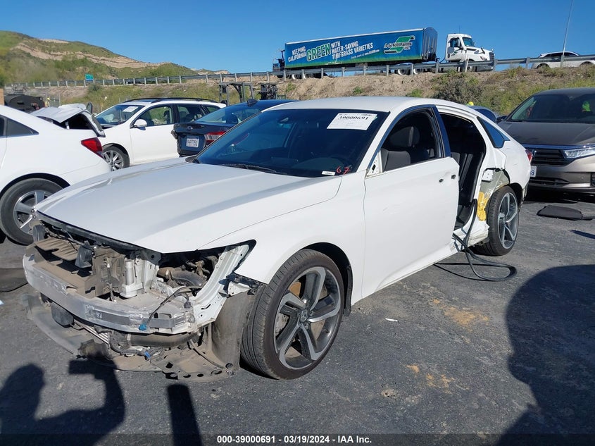VIN 1HGCV1F31KA058610 2019 HONDA ACCORD SPORT