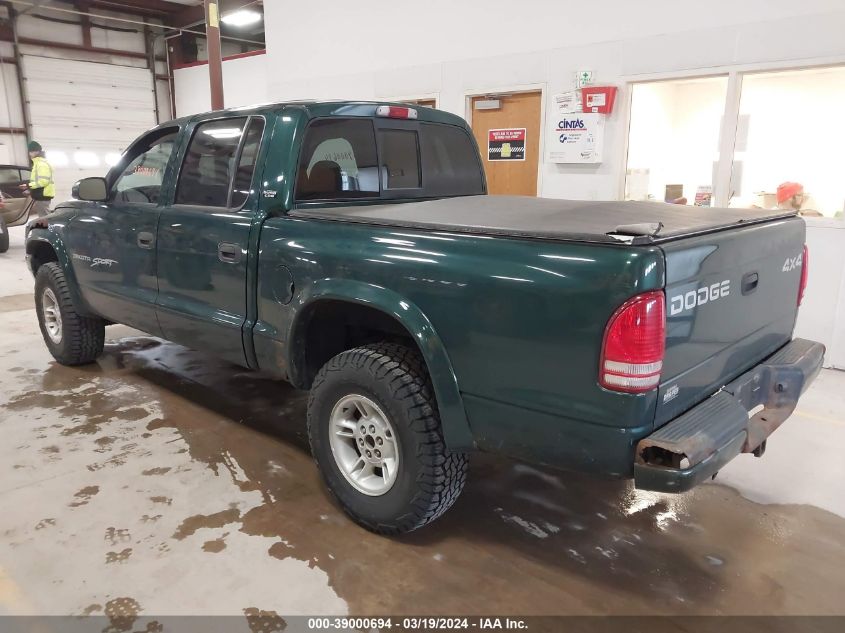 1B7GG2AN8YS764985 | 2000 DODGE DAKOTA