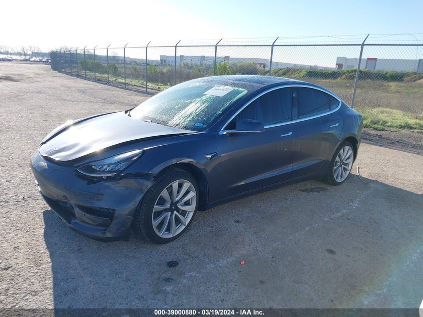 VIN 5YJ3E1EB3KF413386 2019 TESLA MODEL 3 LONG RANGE/PERFORMANCE