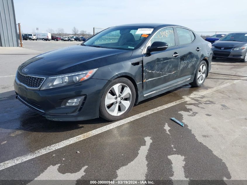 2014 Kia Optima Hybrid Ex VIN: KNAGN4AD8E5065484 Lot: 39000948