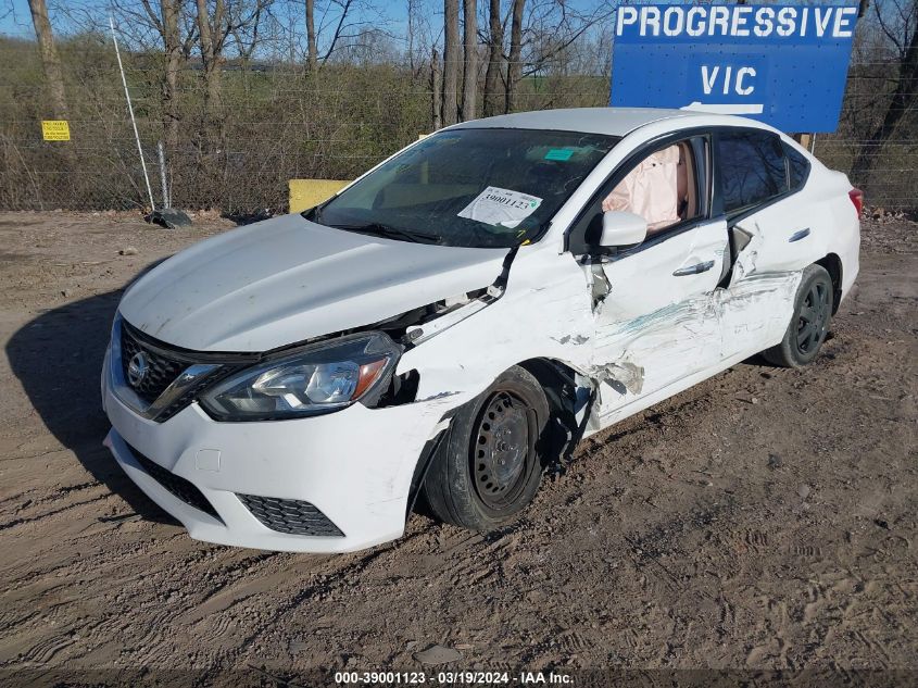 2016 Nissan Sentra Sv VIN: 3N1AB7AP7GY325699 Lot: 39001123