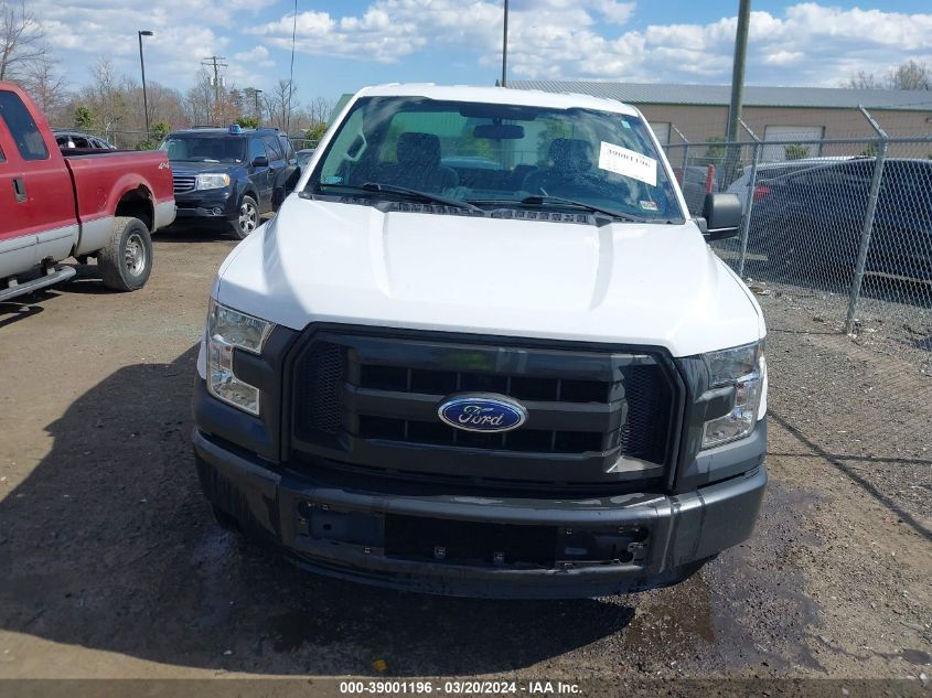 2016 Ford F-150 Xl VIN: 1FTMF1C82GKE53574 Lot: 39001196