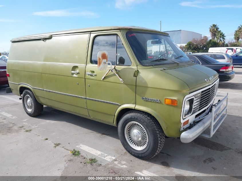 1972 GMC Vandura VIN: TGY253U505429 Lot: 39001210