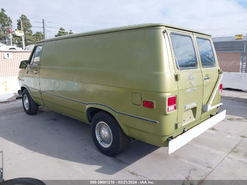 1972 GMC Vandura VIN: TGY253U505429 Lot: 39001210