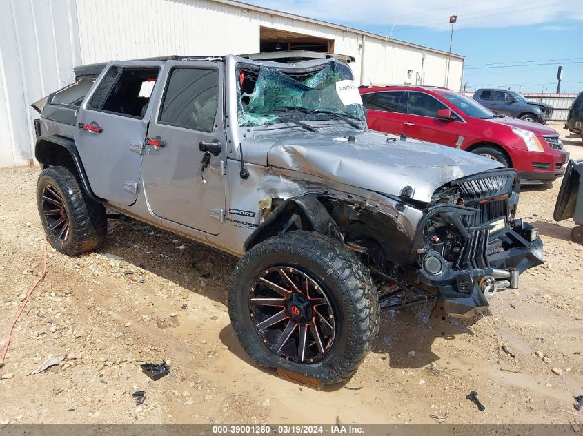 2018 Jeep Wrangler Jk Unlimited Sport S 4X4 VIN: 1C4HJWDG1JL930404 Lot: 39001260