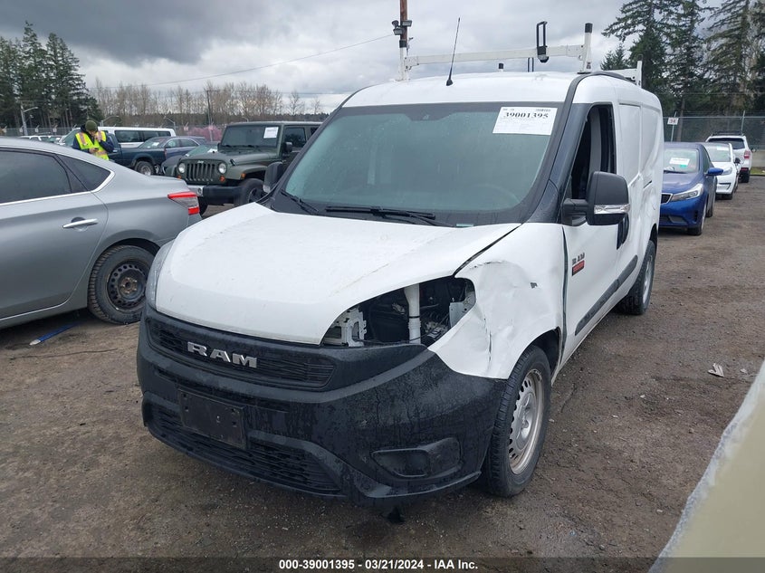 VIN ZFBHRFAB0L6P15070 2020 RAM PROMASTER CITY TRADESMAN