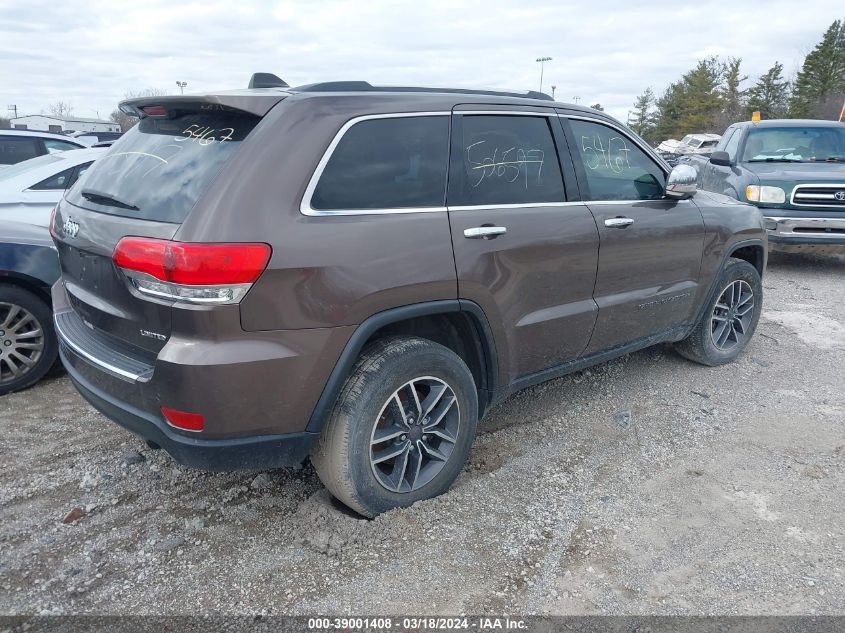 2019 Jeep Grand Cherokee Limited 4X4 VIN: 1C4RJFBG4KC592750 Lot: 39001408