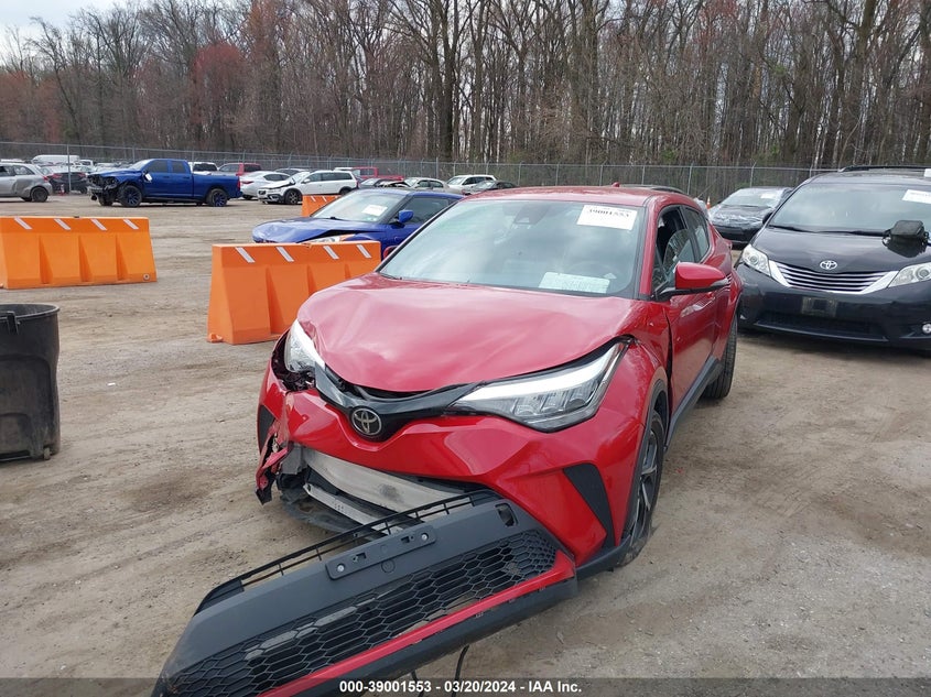 2021 Toyota C-Hr Xle VIN: NMTKHMBX6MR122608 Lot: 39001553