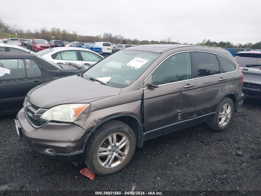 2010 Honda Cr-V Ex-L VIN: 5J6RE3H73AL044466 Lot: 39001560