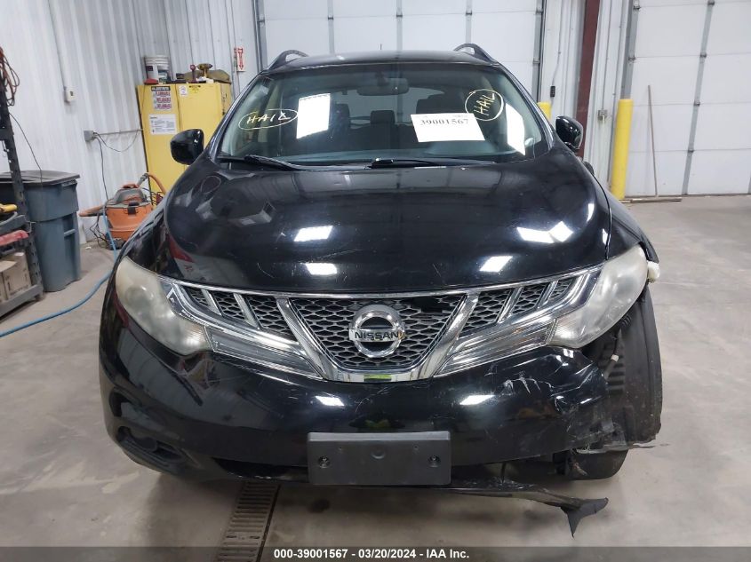 JN8AZ1MW7DW304139 2013 Nissan Murano Sv