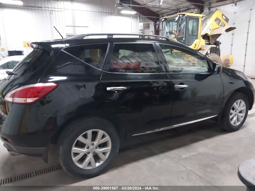 JN8AZ1MW7DW304139 2013 Nissan Murano Sv