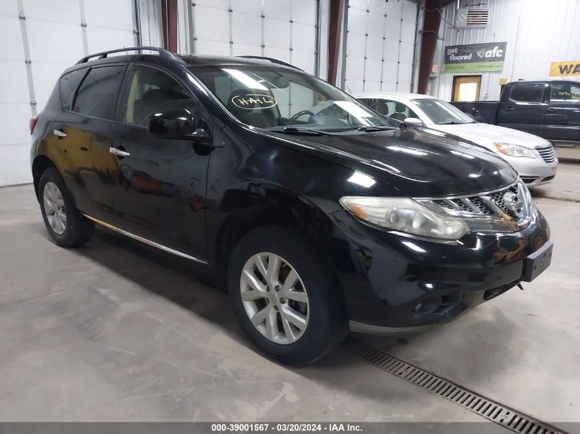 JN8AZ1MW7DW304139 2013 Nissan Murano Sv