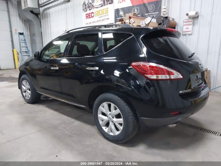 JN8AZ1MW7DW304139 2013 Nissan Murano Sv