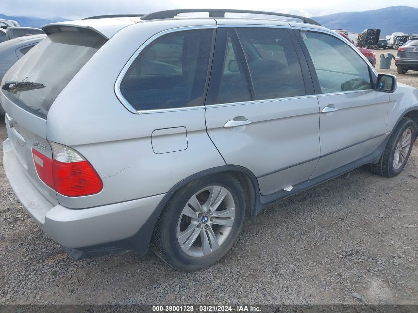 5UXFB53515LV14243 2005 BMW X5 4.4I