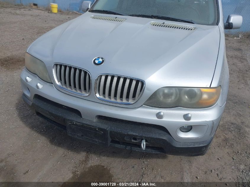 5UXFB53515LV14243 2005 BMW X5 4.4I