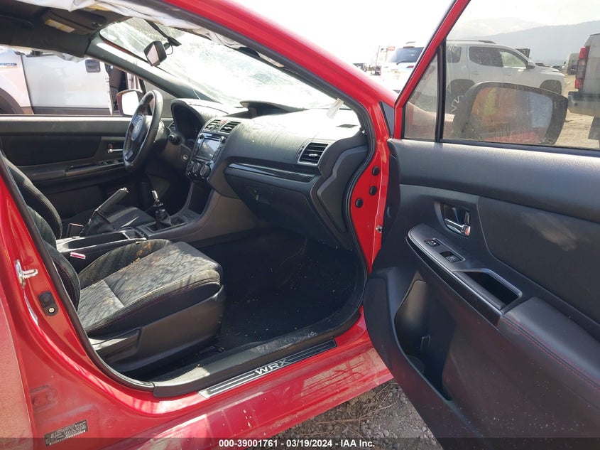 2019 Subaru Wrx VIN: JF1VA1A65K9812507 Lot: 39001761