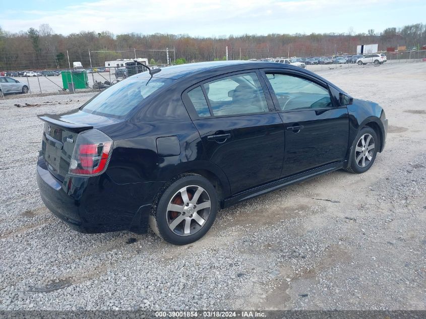 3N1AB6AP8CL759308 | 2012 NISSAN SENTRA