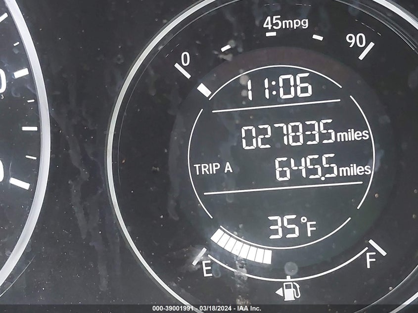 VIN 3CZRU6H33LG702319 2020 HONDA HR-V AWD LX