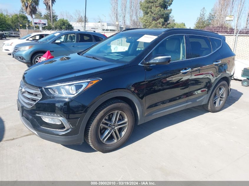 2017 Hyundai Santa Fe Sport 2.4L VIN: 5XYZUDLBXHG402193 Lot: 39002010