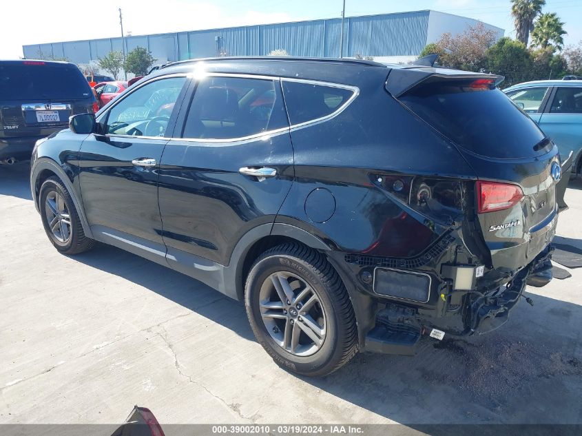 2017 Hyundai Santa Fe Sport 2.4L VIN: 5XYZUDLBXHG402193 Lot: 39002010