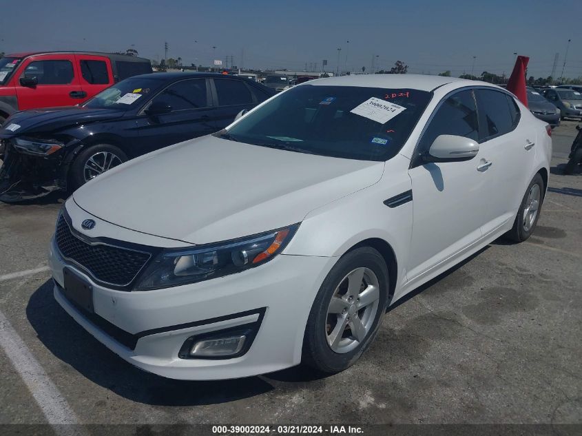 2015 Kia Optima Lx VIN: KNAGM4A7XF5558145 Lot: 39002024