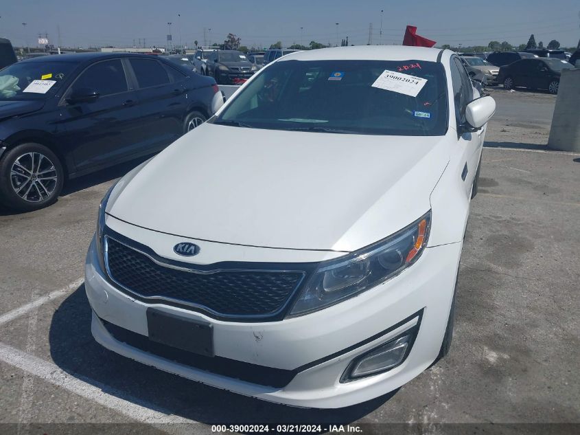 2015 Kia Optima Lx VIN: KNAGM4A7XF5558145 Lot: 39002024