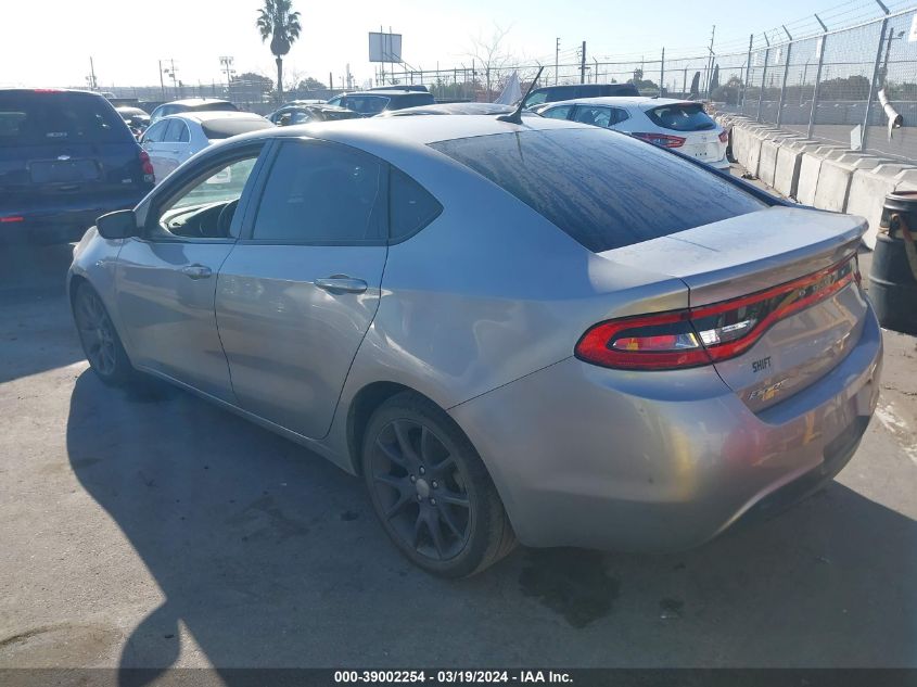 1C3CDFAA6GD752448 2016 Dodge Dart Se