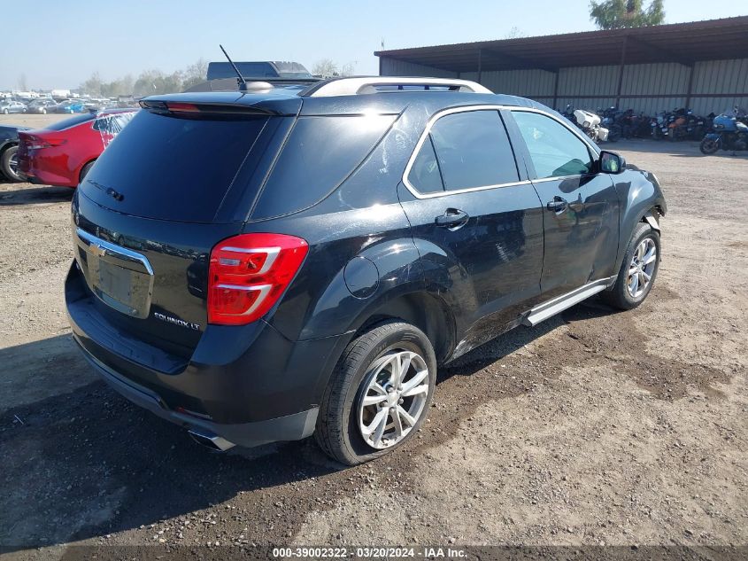 2016 Chevrolet Equinox Lt VIN: 2GNFLFE33G6120956 Lot: 39002322