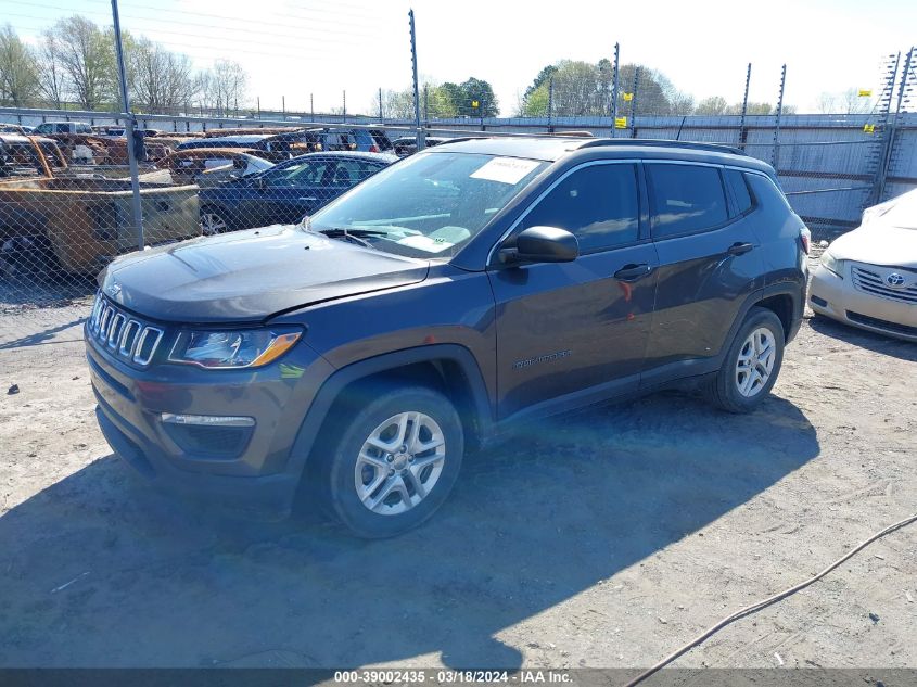 2019 JEEP COMPASS SPORT FWD - 3C4NJCAB0KT613116