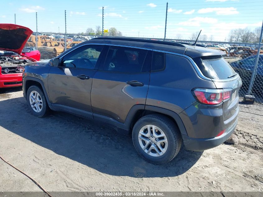 2019 JEEP COMPASS SPORT FWD - 3C4NJCAB0KT613116