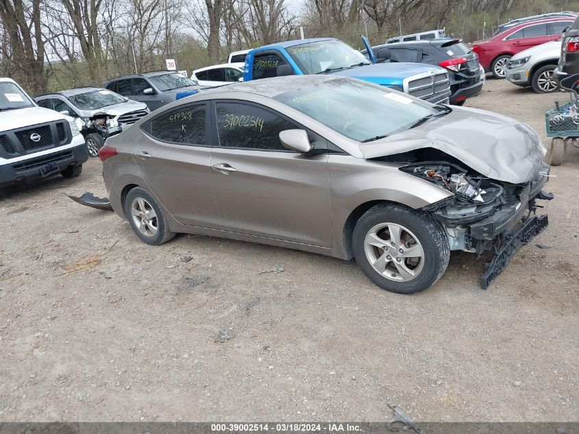 2014 Hyundai Elantra Se VIN: 5NPDH4AE1EH519368 Lot: 39002514