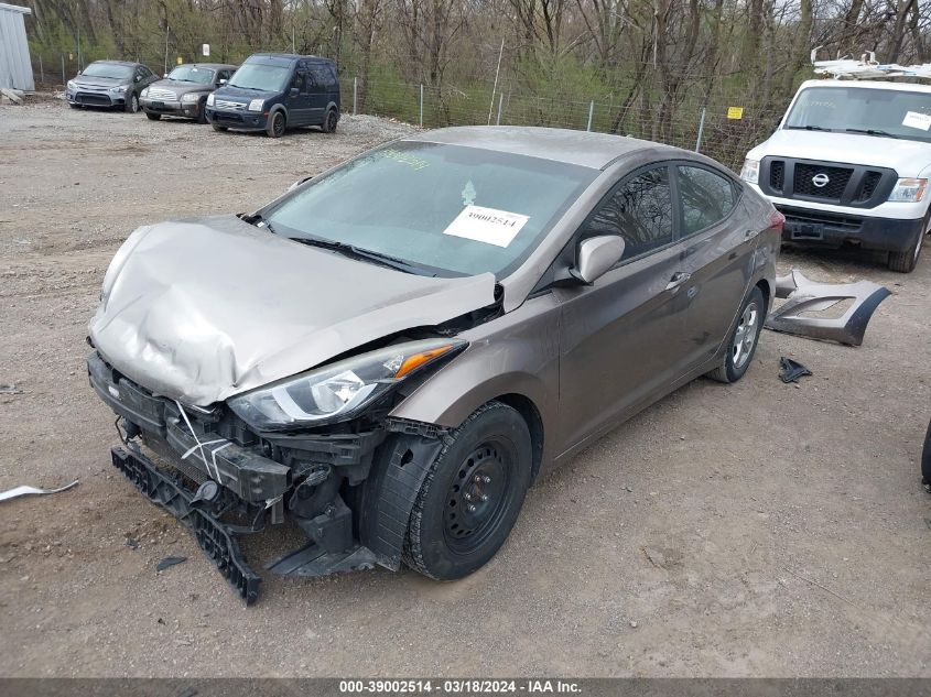 2014 Hyundai Elantra Se VIN: 5NPDH4AE1EH519368 Lot: 39002514