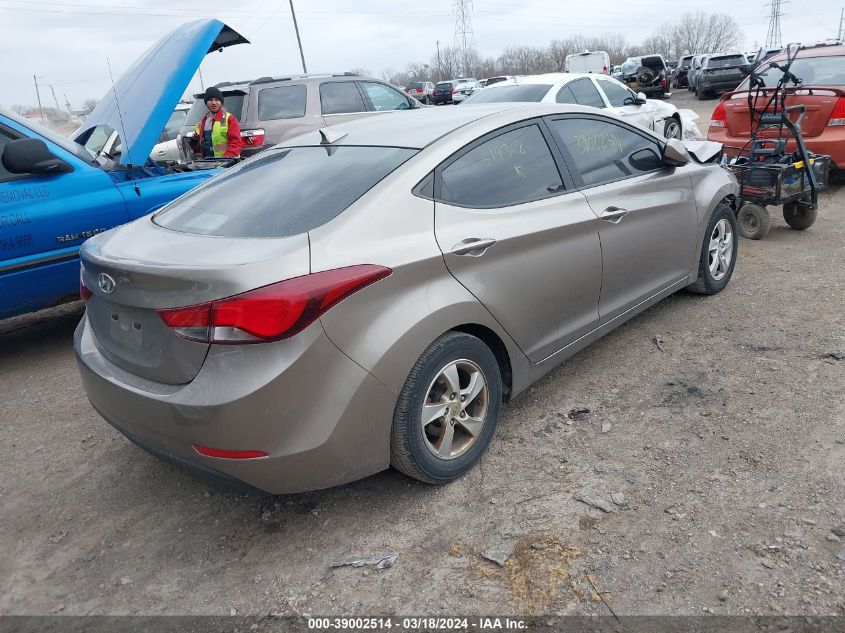 2014 Hyundai Elantra Se VIN: 5NPDH4AE1EH519368 Lot: 39002514