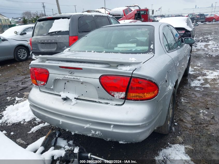 2002 Oldsmobile Alero Gls VIN: 1G3NF52E92C108127 Lot: 39002600