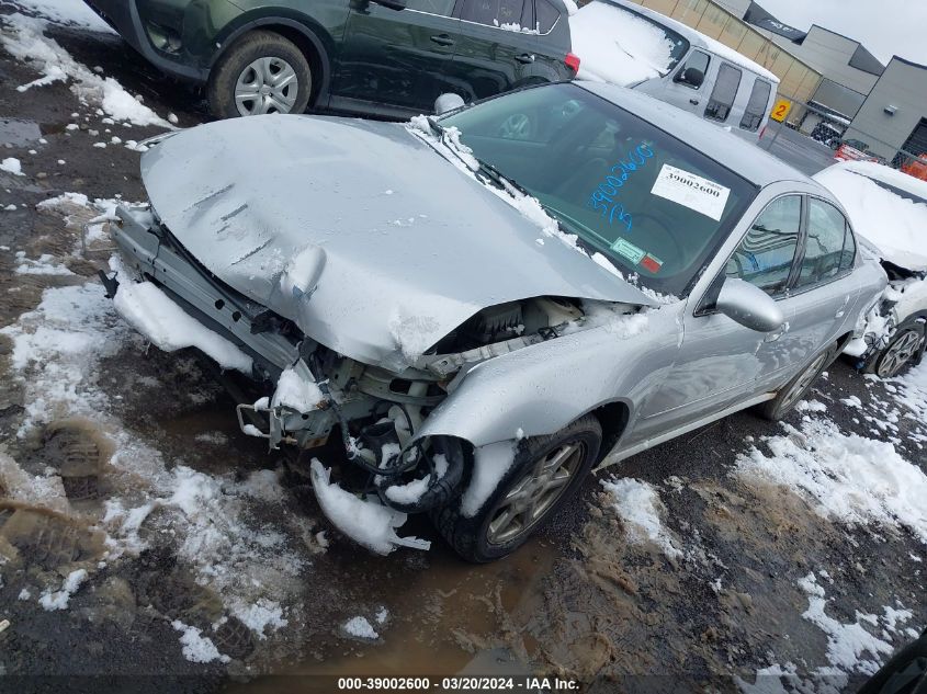 2002 Oldsmobile Alero Gls VIN: 1G3NF52E92C108127 Lot: 39002600